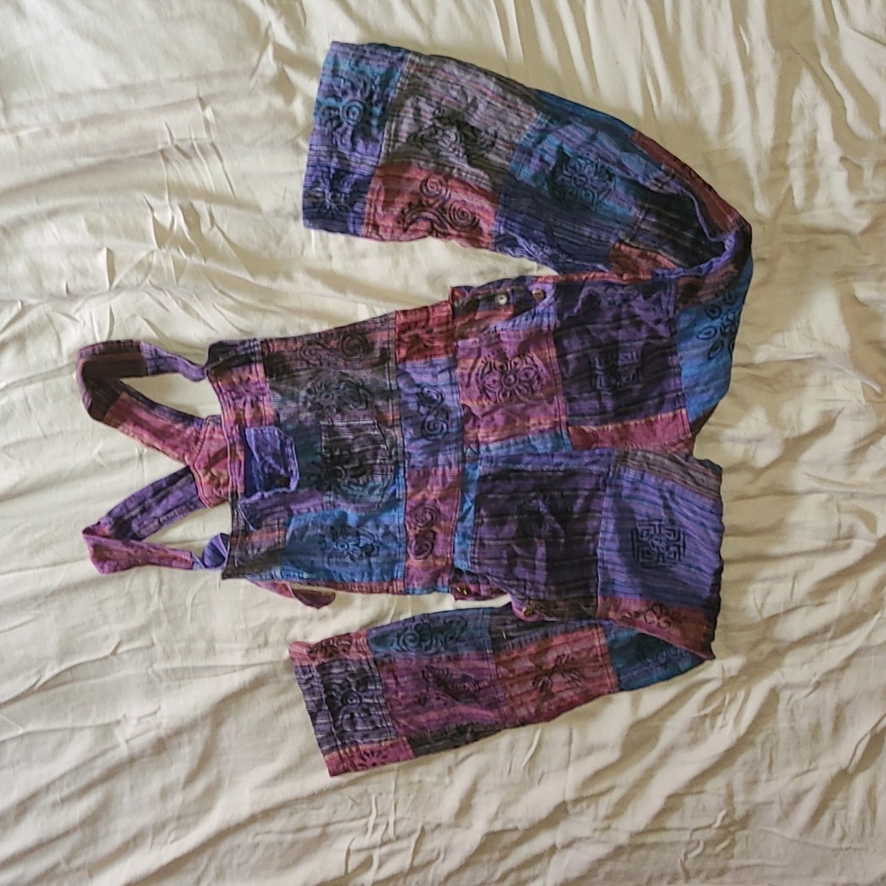 Gypsy Rose Patchwork Overalls